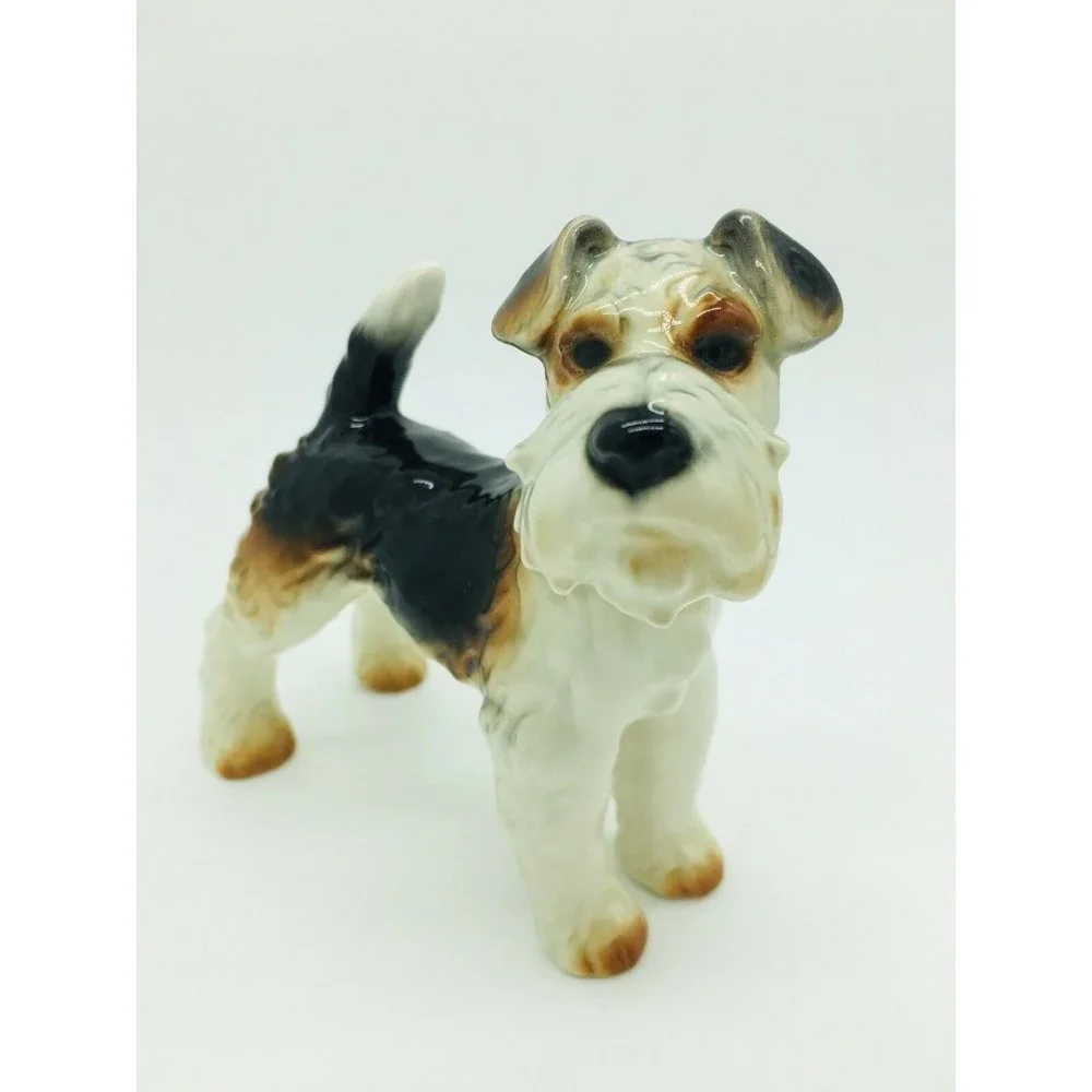 Vintage Goebel W Germany Wire Fox‎ or Airedale Terrier Figurine 1972 - 1979